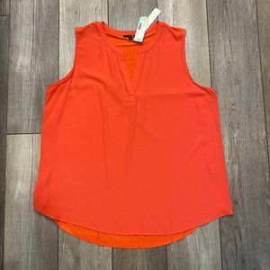 NWT Women's 2X Papermoon coral sleeveless top